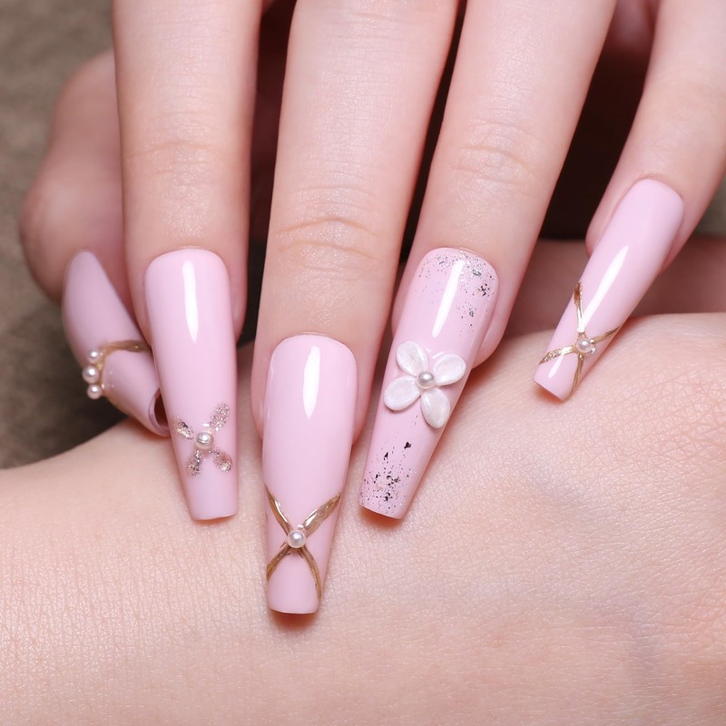 Misty Pink Solid Nail Gel, 10ML Self-Leveling Soak Off UV
