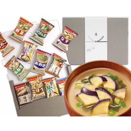 Kodemagaeshi Amano Foods Miso Soup Gift Set, 8 Types, Assorted, Boxed, Packaged (1)