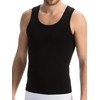 FarmaCell Man 417B - Men's Body Shaping Vest with Light
