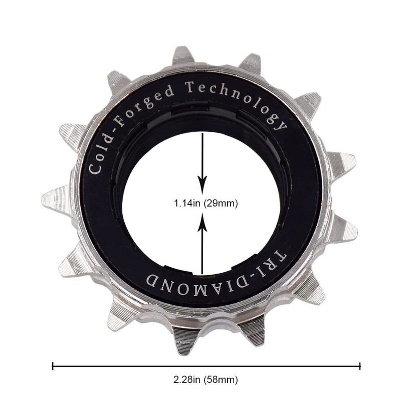 DRIFT MANIAC 13t Freewheel BMX,Single Speed Freewheel 1/2" x1/8"