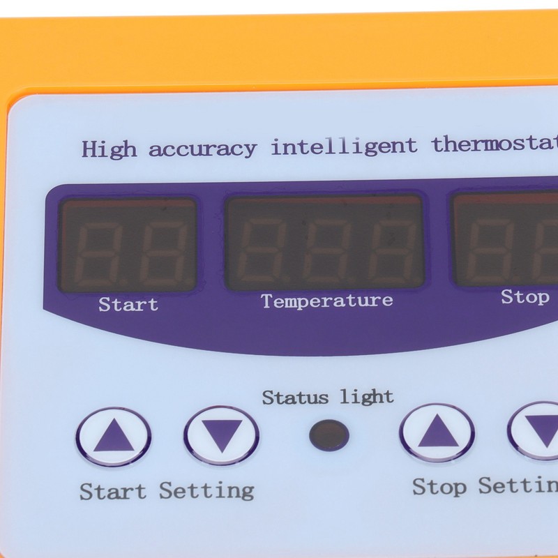 Temperature Controller Digital Display Thermostat Temp Regulator with Sensor AC110‑240VAU