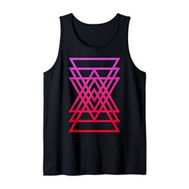 Sacred Geometry Tank Top - Geometric Triangle Tank Top