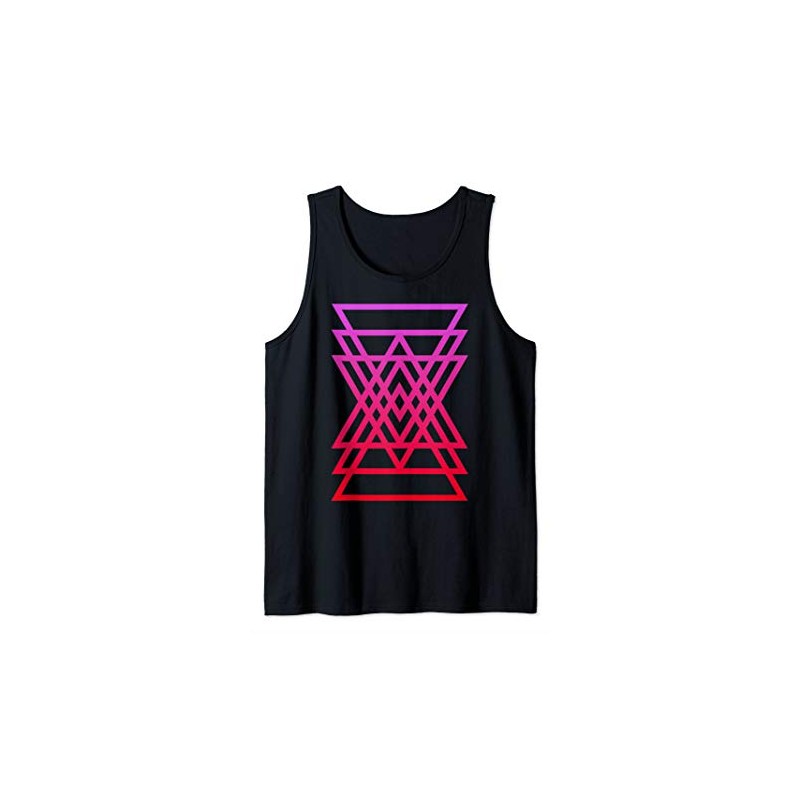 Sacred Geometry Tank Top - Geometric Triangle Tank Top