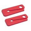 Angzhili 2 Packs Seat Belt Cutter,Emergency Lifesaving Tool (Red)