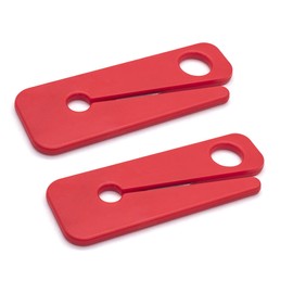Angzhili 2 Packs Seat Belt Cutter,Emergency Lifesaving Tool (Red)