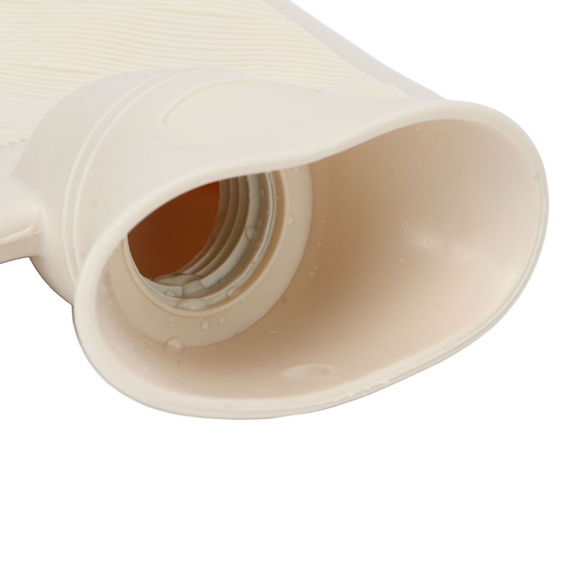 Plush Hot Water Bottle with Soft Plush Cover 2000ml Anti