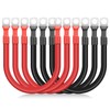 Linkstyle 6PCS 2 AWG Battery Cables, 30CM 2 Gauge Pure