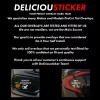 Deliciousticker Fits 2022-2024 VW Tiguan Front Side Markers Decals Smoke