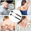 Kuvvfe 2 Pack Portable Extendable Back Scratcher, Stainless Steel Telescoping
