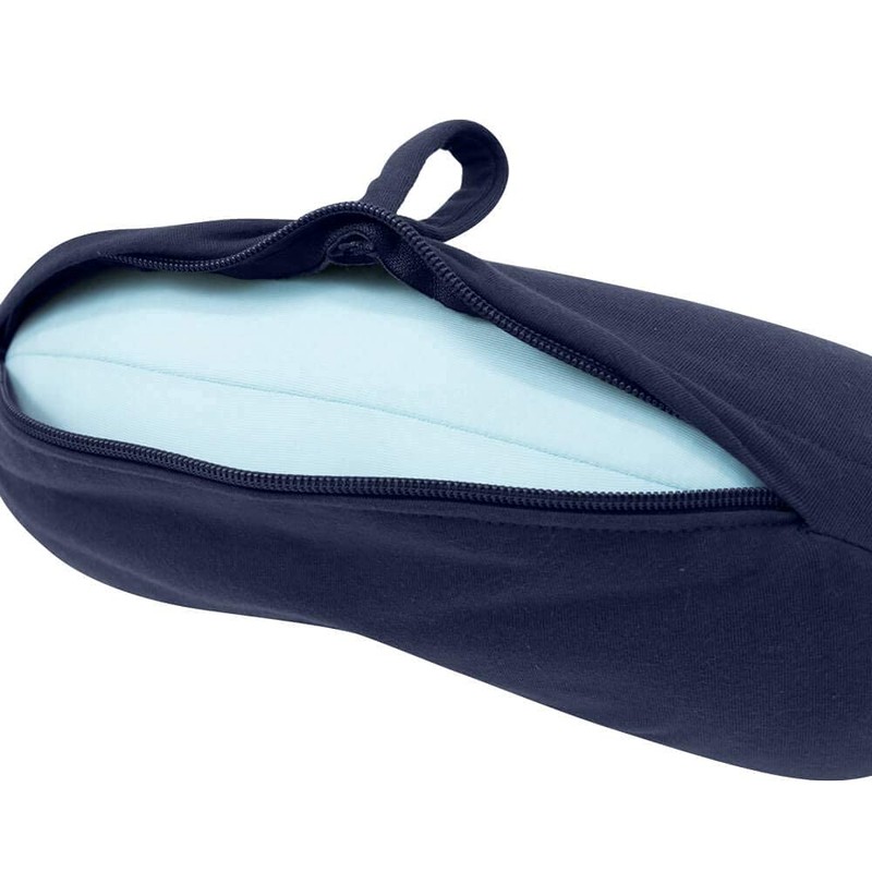 Yogibo Neck Pillow Logo Yogibo Neck Pillow Logo Light Grey-Cotton