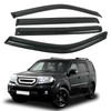 4PCS Rain Guards Window Visors Fits for 2009-2015 Honda Pilot,