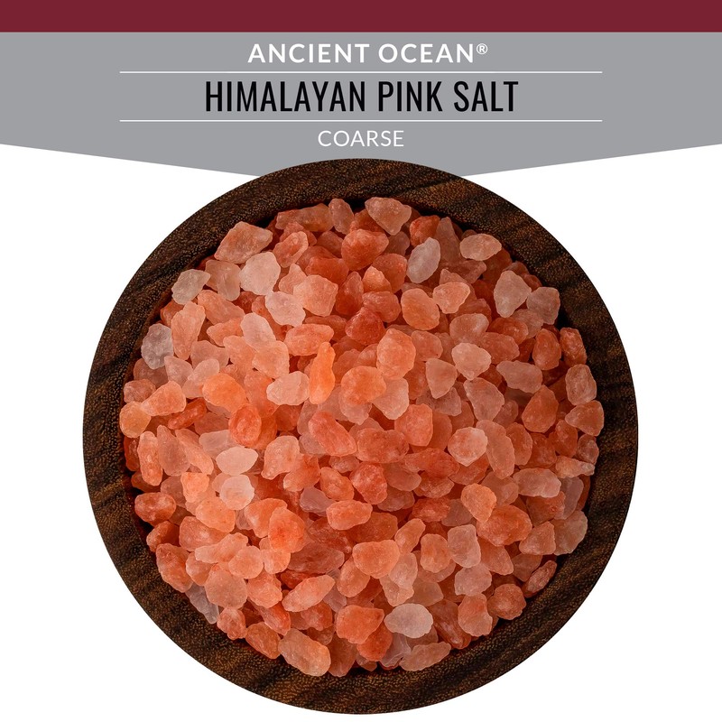 SaltWorks Ancient Ocean Himalayan Pink Salt, Artisan Pour Spout Pouch,