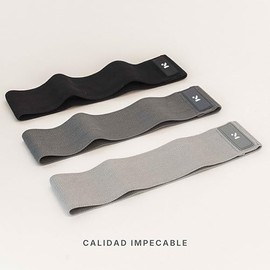 Mente Bandas de Resistencia para Ejercicio, Set de 3, con Bolsa de Transporte, para Estiramiento y Fortalecimiento Muscular