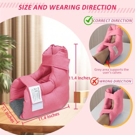 EZ Assistive 1pc Heel Protector Cushion Foot Pillow Remove Pressure and Bedsores,Heel Protectors for Pressure Sores for Heal Protection