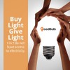 GoodBulb Memorial Day 75-Watt Incandescent Light Bulbs - Red and