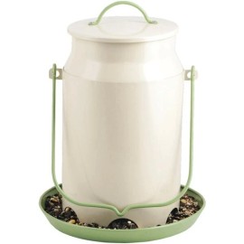 perky pet (2)-Perky-Pet Metal Milk Pail 5 Lb. Capacity Wild Bird Feeder Model: MCF001