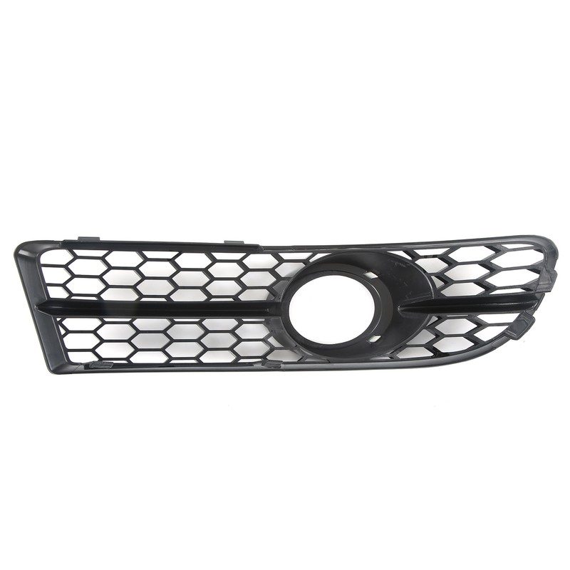 1 Pair Front Fog Lamp Grille Bezel 8E0807681F Glossy Black