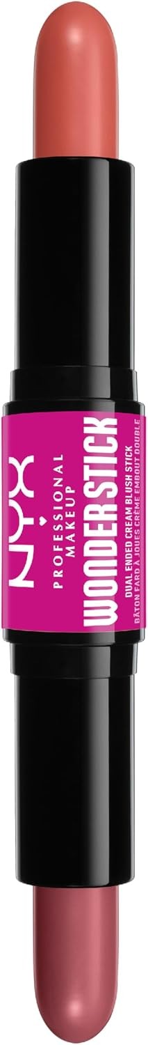 NYX Professional Makeup, Wonder Stick Blush, Rubor en barra, Light Peach  Baby Pink