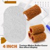 Teenyyou 3 Pcs 4 Inch Textured Paint Roller Set Small