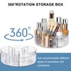 360° Rotating Makeup Organizer, 10" Clear Turntable Lazy Susan Organizer