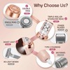 Facial Hair Remover for Women, Rechargeable Cordless Electric Trimmer with
