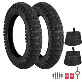 12.5x2.75 Tire Tube,SOGIME 12 1/2x2.75 Knobby Tires and Inner Tubes for MX350 MX400 Dirt Bike Electric Scooter Bike Tricycle,2 Pack
