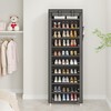 UDEAR 10-Tier Free Standing Shoe Rack Sturdy Shoe Rack Organizer