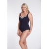 Sunflair Women's Badeanzug Basic Swimsuits, Blue (Nachtblau), 14 (Size: 44D)