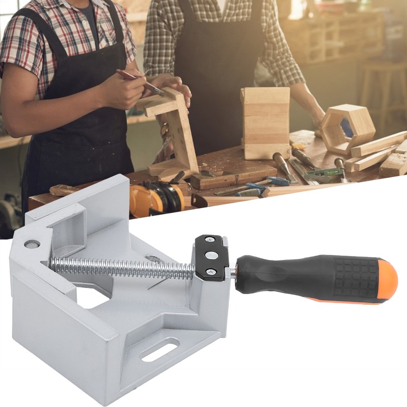 Right Angle Welding Clamp Single Handle Aluminum Alloy Vise for