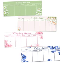 120 Sheets Weekly Planner Notepad Weekly Calendar Pad 3.8x10 Inch-Weekly to Do List Notepad Weekly Desk Schedule for Student Planner