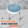 VEVOR Shower Chair for Inside Shower, 360 Degree Swivel Shower