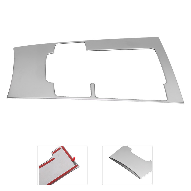 Gear Shift Panel Frame Trim Stainless Steel Decor Replacement for