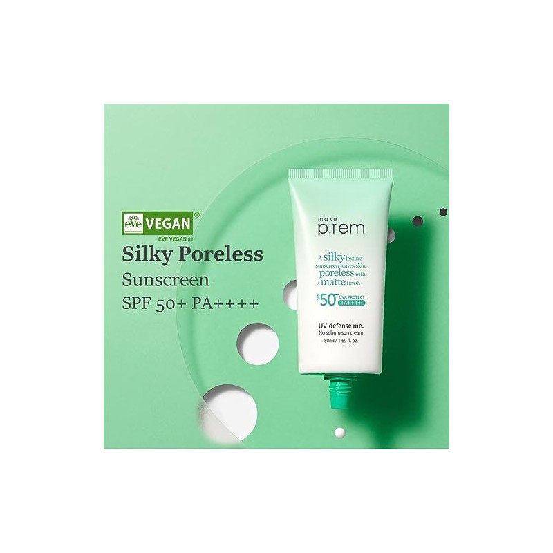 Make prem UV Defence me. Protector solar sin sebo, FPS