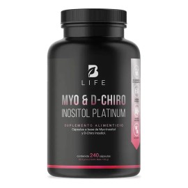 Myo Chiro Inositol 240 Cápsulas Ratio 2000mg Por Porción Apoya Equilibrio Metabolismo Bienestar Femenino Suplemento Mujer Más Porciones Bote Life