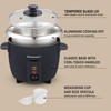 Elite Gourmet ERC003B Electric Rice Cooker with Automatic Keep Warm