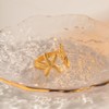 QRH Shell Starfish Ring Summer Beach Rings for Women Ocean