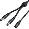 2 Pack DC Power 1 Female to 2 Male 5.5mm