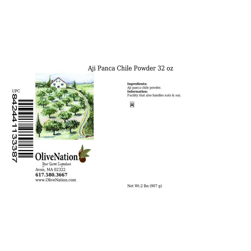 OliveNation Aji Panca Chile Powder, Ground Dried Peruvian Chili Peppers