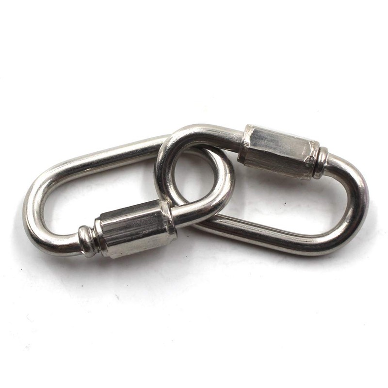 M6 Lock Quick Link Chain Connector 304 Stainless Steel Screw