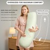 YZCCtixi Pregnancy Pillow - Adjustable Maternity Support for Back &