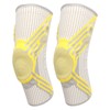 1 Pair Knee Brace Nylon Knitting Breathable Knee Compression Sleeve