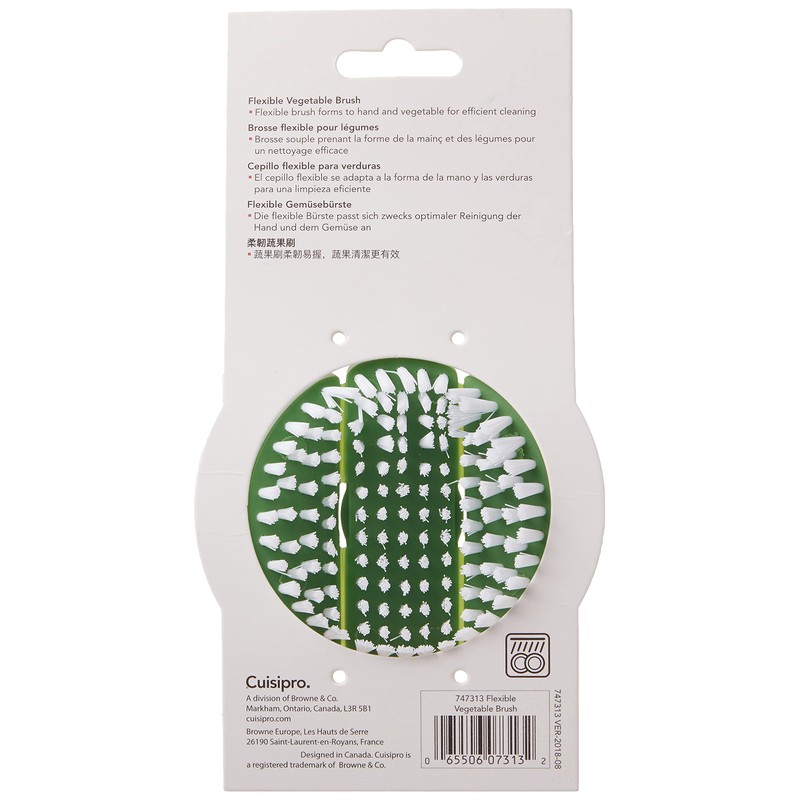 Cuisipro Flexible Vegetable Brush, Green