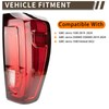 MiKaFex Tail Light Assembly Compatible With 2019-2024 GMC Sierra 1500/2500