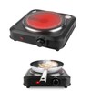 KOCASO 1200W Electric Infrared Single Burner, Electric Stove for Cooking,