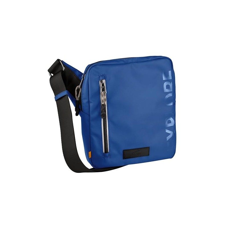 camel active Explore Men's Small Shoulder Bag, blue, 004116