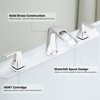PARLOS 2-Handle Widespread Waterfall Roman Bathtub Faucet Tub Filler with