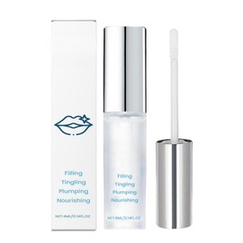 4ml,Lip Plumper Extreme,Lip Plumping Lip Gloss,Clear Lip Gloss,Hydrating Lip G/loss for Improving Lip Lines,L/ip Oil Clear with Hyaluronic Acid and Peptides,for Moisturizing and Smooth L/ip Lines