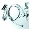Pirate Mfg Gas Pedal, 36" Braided Throttle Cable, Firewall Mount