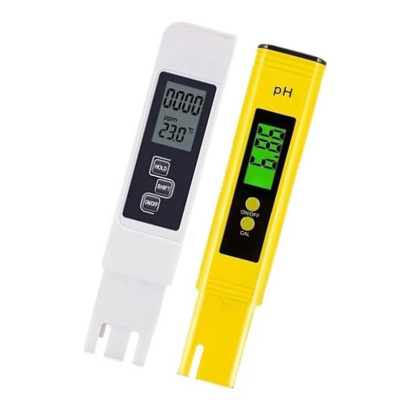 TDS EC PH Meter Set Portable Professional Digital Water Quality
