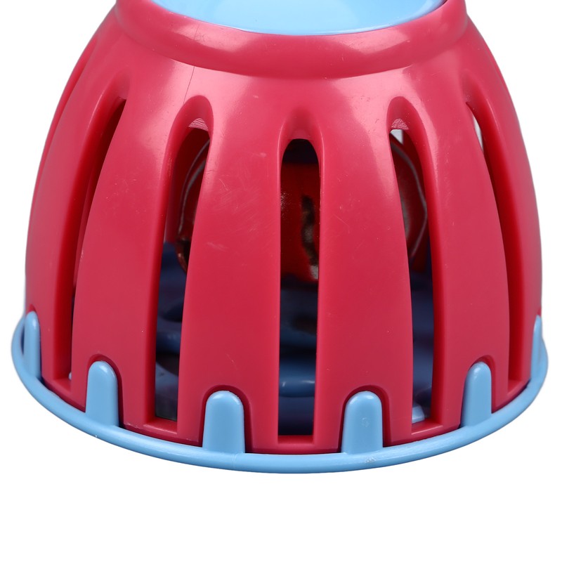 Handled Cage Bell Babies Rattle Orff Plastic Kids Music Percussion